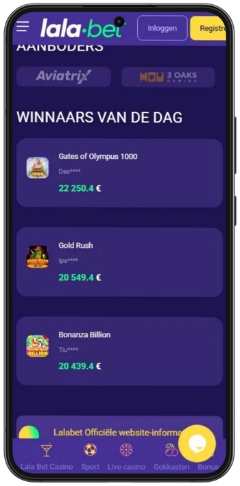 Lalabet Casino site